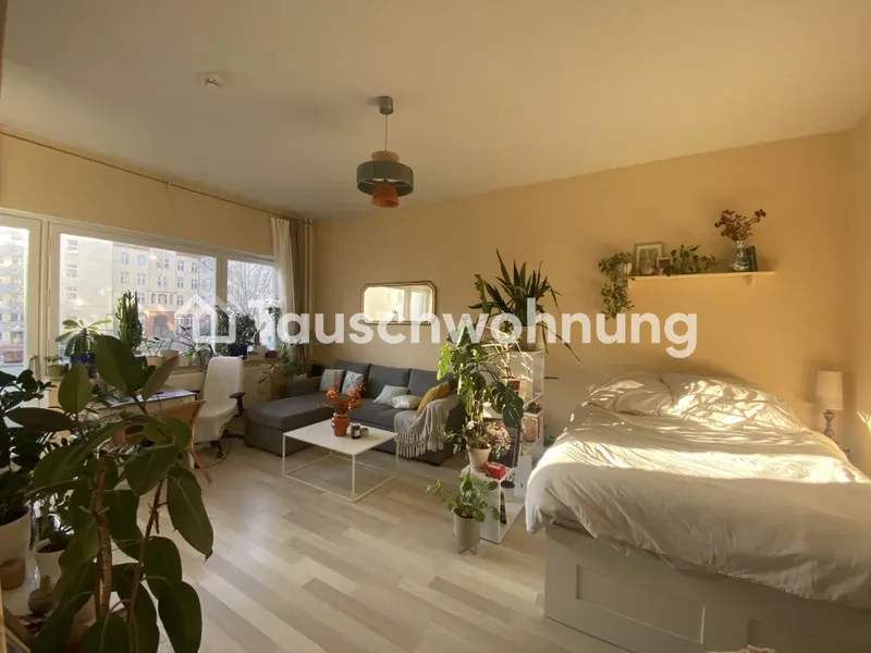 Tauschwohnung: Helle 1-Zi Studio mit balkon Kreuzberg/Mitte gegen 3+ Zi — photo 1